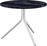 White Poseidon Side Table